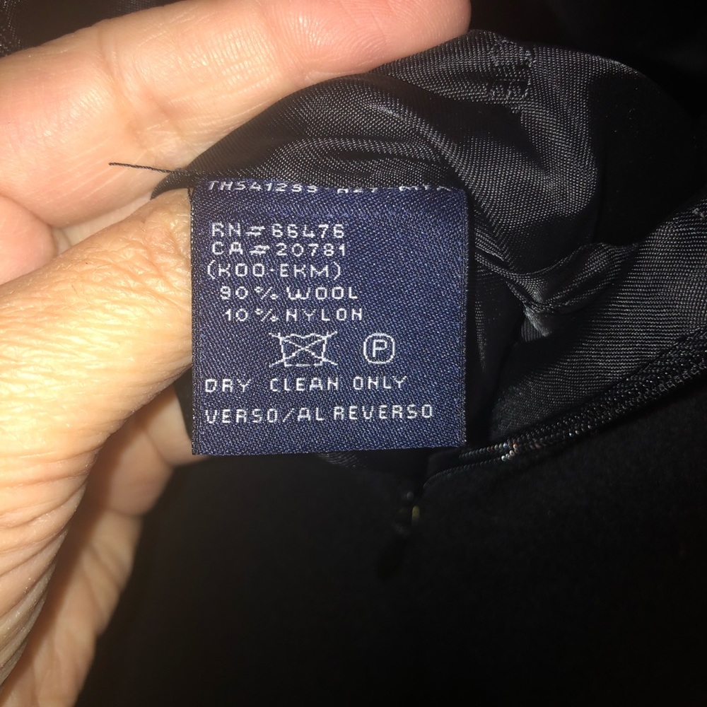 Tommy Hilfiger black wool dress - Picture 8 of 8
